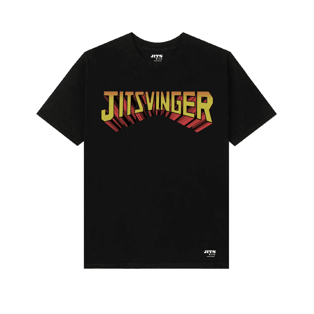 Jitsvinger Super Hero Black TShirt